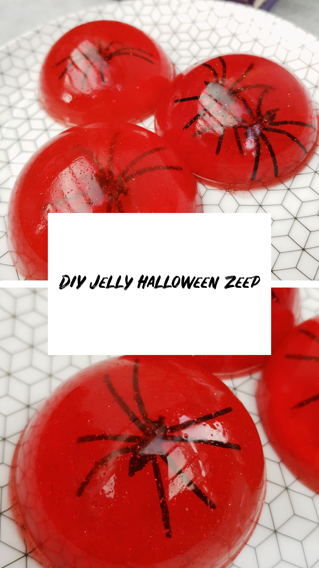 Diy jelly Halloween zeep